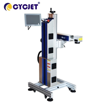 Fly 50W Fiber Lasermarkeermachine voor productielijngravure