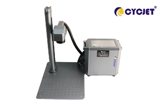 Draagbare handheld lasermarkeringsmachine voor het graveren van QR-codes op vrachtwagenbanden
