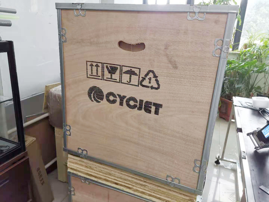 Industrial Handheld Inkjet Printer Product Information Printing for Wooden Case
